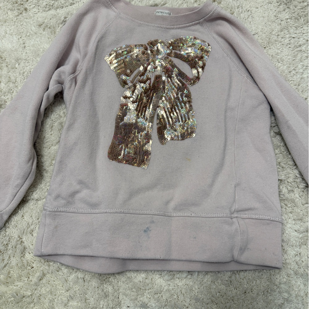 Crewcuts Gray Boxy Embellished Long Sleeve Hoodie